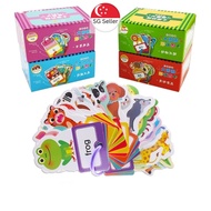 (SG Seller) Bilingual Flash Cards Hanyu Pinyin English Chinese Flash Cards