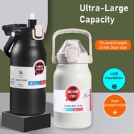 1000ml&1200&1500&1800ml Tumbler with Spout Lid Hot Stainless Steel Thermos Vacuum Insulated Bottle