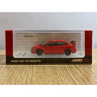 [On Sale] 1/64 INNO Honda Civic FD2 MUGEN RR Red Unlimited Modification Kit Real Car Super Rare Bran