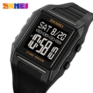 SKMEI Top Brand Luxury Fashion Men's Sports Watches Waterproof Silicone Dial Digital Chronograph Wat