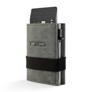 NIID｜SLIDE II Mini Wallet 防盜刷科技皮夾 - 霧灰