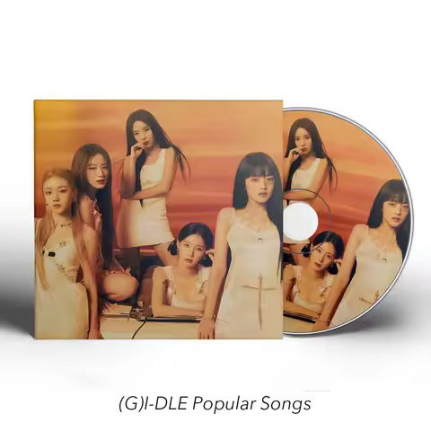 New Pop (G)I-DLE MIYEON Music CD HEAT Album TOMBOY Music Record Cosplay Walkman Car Soundtracks Box 