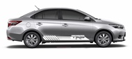 Toyota Vios TRD Linear Decal Cut Out Vinyl Sticker