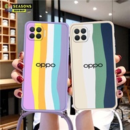 [ MS1 ] Softcase Macaron Sling Strap For Oppo A54 Reno 4f 5f A5s A1k A53 A33 A5 A9 2020 A15 A31 A3s 