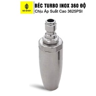 Turbo stainless steel 304 anti-rust high pressure washer nozzle C0004-98 360 degrees for high pressu