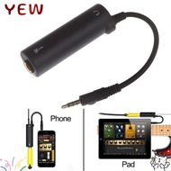 YYE Guitar Interface Converter, Black Replacement Converter Guitar Audio Interface, Durable USB Cabl