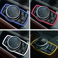 Car Multimedia Button Cover Molding Trim Decoration Sticker Fit For BMW 1 3 4 5 7  Series X1 X3 X4 X