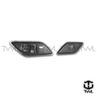 《※台灣之光※》全新 BENZ W212 E350 E550 E63 AMG 美規專用燻黑薰黑前保桿側燈組