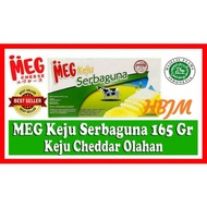 MEG MULTIPURPOSE CHEESE CHEDDAR 165 GR PROCESSED CHEESE