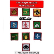 BET/BADGE TKK MANDATORY MADYA PASANG (PRICE FOR 1 PACKAGE = CONTENTS 10 TKK)