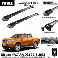 Nissan NAVARA D23 2015-2022 Thule crossbar Wingbar EDGE roof rail