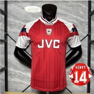 1992/94  Arsenal Home Retro Edition  Football Jersey Short Sleeve Shirt #8 WRIGHT