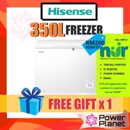 [SEDA] [FREE FLOOR MAT] Hisense Chest Freezer 350L FC428D4BWY ( 8 IN 1 Function) FC428D4BWYS