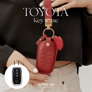 [FT] Fortuner เคสกุญแจรถยนต์ Toyota Fortuner แบบ 4 ปุ่มกด หนังวัวแท้ Monome bkk