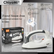 ChiyoMi Mini Travel Steam Iron &amp; HandHeld Clothes Steamer 800W Portable Foldable Garment Steamer Dry Iron