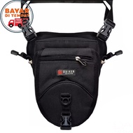Daiker Sling Bag OO1 Emblem Bag 2in Thigh Bag Tactical Bag Sling Bag Man Beg Silang Lelaki Bag Lelak