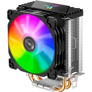 CR1200 2 Heat Tower CPU Cooler RGB 3Pin Cooling Fans Heatsink 9cm color soft light fan PU Cooler Streamer radiator