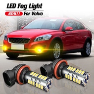 2pcs LED Fog Light Blub H11 H8 Lamp Canbus No Error For Volvo C70 S40 S80 V70 XC70 V50 XC60 C30 2008