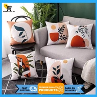 Happycart Decorative Throw Pillow Cover with Zipper Nordic Design | 17"x17" Square Pillow Case