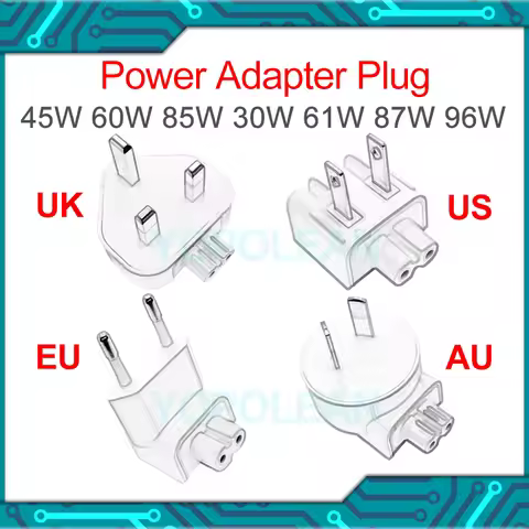 New EU US UK AU Plug Adapter For Macbook Pro Air Magnetic / USB C Power Adapter Plug 45W 60W 85W 30W