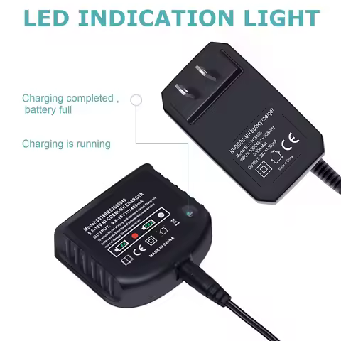 Replacement Charger for Black & Decker 9.6V-18V A12-X Hpb18-Ope Hpb12 Hpb14 DB18V Fsb18 Fs120Bx NI-C