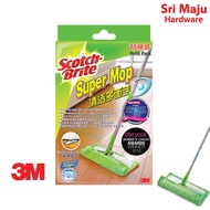 MAJU 3M Scotch Brite F1-R 360 Super Mop Floor Microfiber Cloth Refill Pack for Wet Dry Cleaning Mop Lantai Berkualiti