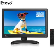 Monitor Portable Small HDMI Monitor 12 inch LCD Monitor 1366x768 w/HDMI VGA BNC AV Inputs Built-in S