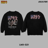 Power 7 Shop KISS T-Shirt Long Sleeves Authentic T-SHIRTS (LMX-021)