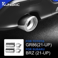 For Subaru BRZ Toyota GR86 21-23 Car Tailpipe Modification Car Exhaust Muffler Tip Steel Stainless C