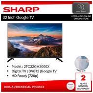 Sharp TV Asas 32 Inci TV Smart Google TV - 2TC32BD1X | 2TC32EG2X | 2TC32GC1000X | 2TC32GH3000X