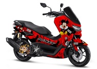 Stiker Nmax New Full Body Decal Full Body Motor Yamaha new Nmax 2020  2021  2022 2023 Mickey Mouse Terlaris