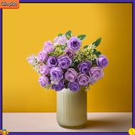 olimpidd|  High Quality Faux Silk Flowers Artificial Flowers 10 Forks Korean Style Artificial Rose Bouquet Exquisite Decorative Flowers for Easy Care Simulation Flower Arrangement