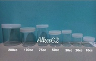 Pot Urine Pot Salep Pot kapsul Pot Slime 10cc 20cc 30cc 50cc 60cc 75cc 100cc 200cc 10ml 20ml 30ml 50