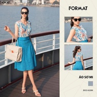 Women's Format shirt B933-820M 1-layer short-sleeved digitally printed