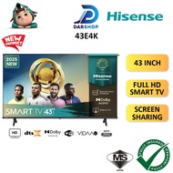 2025 NEW Hisense Smart TV 43 / 32 Inch Television Smart TV Murah 43" /32" LED TV Digital Mytv 电视机 43