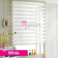 MYLANGSIR Bidai Korea / Korea Zebra Blinds / Width 2 / 3 / 4 / 5 / 6 / 7 Feet x Height 6 & 8 Feet / 