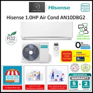 Hisense Air Cond 1.0HP R32 Non Inverter Air Conditioner - AN10DBG2