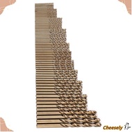 CHEESELY HSS-CO Twist Drills, HSS Drill Bit High Precision Grinding M35 Cobalt Drill Bit Set, 1.0-8.