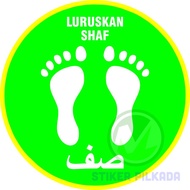 Vinyl Sticker for Prayer Feet 15X15CM