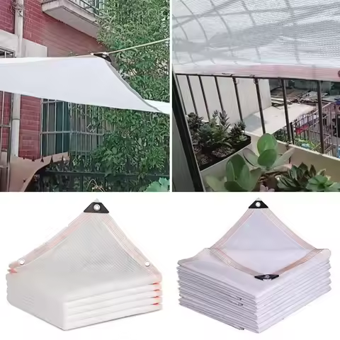 40~80% White HDPE Sun Shade Net Outdoor Anti UV Sun Shade Mesh Bonsai Flower Succulent Plant Cover S