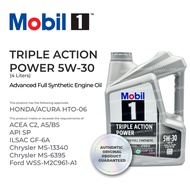 Mobil 1 Triple Action Power 5W-30 Full Synthetic Engine Oil (4 Liters)