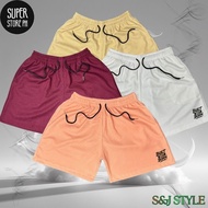 Waffle Shorts for Men & Women Unisex Lightweight Knit Breathable Comfortable Baggy Ape Pants Taslan