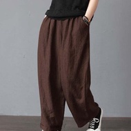 Loose Linen Harem Pants
