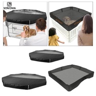 [SONONIA] Dog Playpen Canopy, Puppy Playpen Shade, Cover for Dogs with Adjustable Mesh