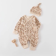【Ready Stock】 Newborn Clothes Four Seasons Long Sleeve Rompers Newborn Baby Newborn Clothes Four Sea
