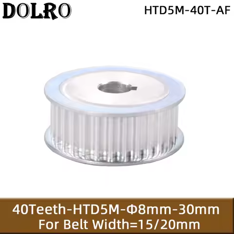 HTD5M 40 Teeth Synchronous Timing Pulley Bore 8/10/12/12.7/14/15/16/17/18/19/20/22/24/25/28/30mm for