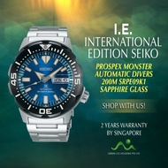 SEIKO INTERNATIONAL EDITION PROSPEX MONSTER AUTOMATIC SAPPHIRE GLASS SPECIAL EDITION SAVE THE OCEAN SRPE09K1