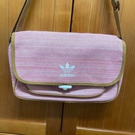 Adidas 愛迪達 粉色側背包