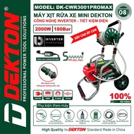 DEKTON DK-CWR3001PROMAX Pressure Washer - 2000W Capacity - INVERTER Motor - 15m High Pressure Roller