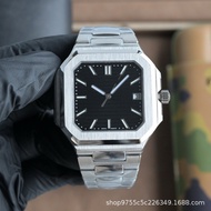 Real Shot❤ T Textured Parrot Square Parrot Snail Watch 5821 Men's Automatic Mechanical Stainless Ste